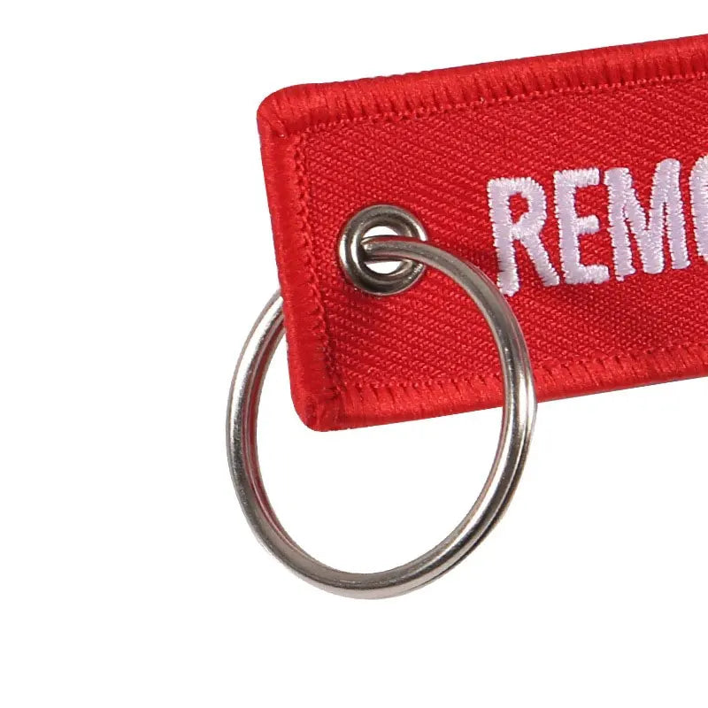 Remove before flight Keychain